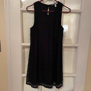 Speechless Black Lace Short Dress in Size L